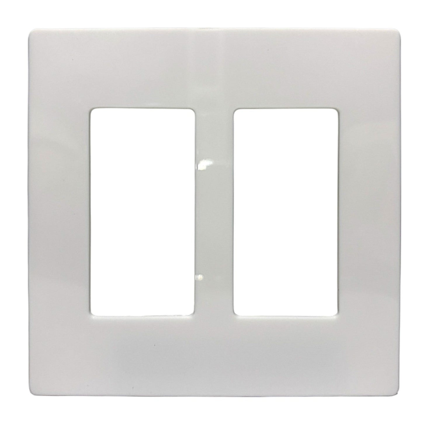 2-Gang Screwless Wall Plate