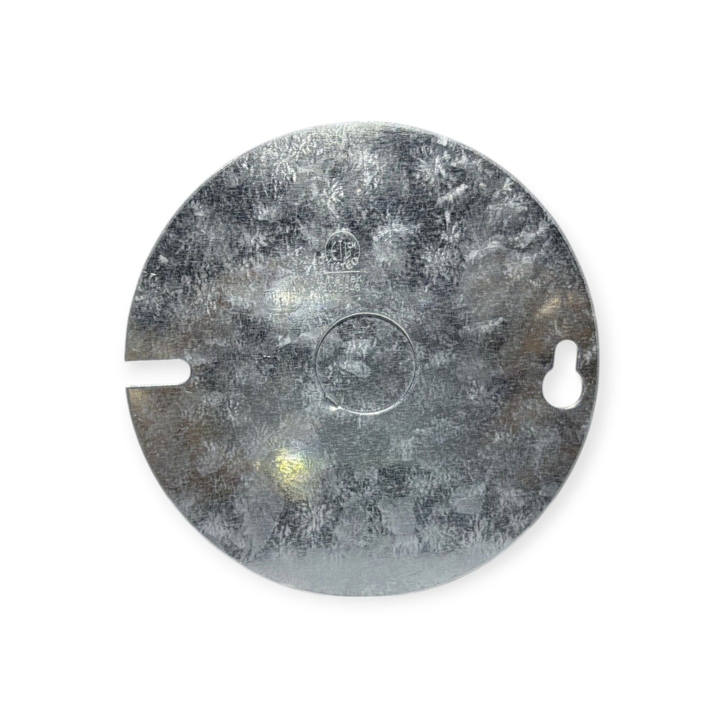 4" Round Blank Electrical Box Cover