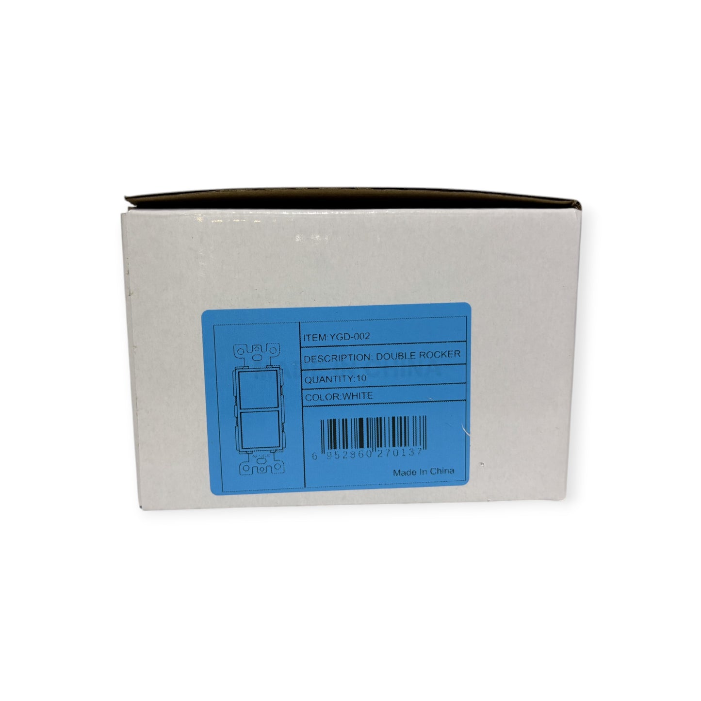 Decora-style dual rocker switch