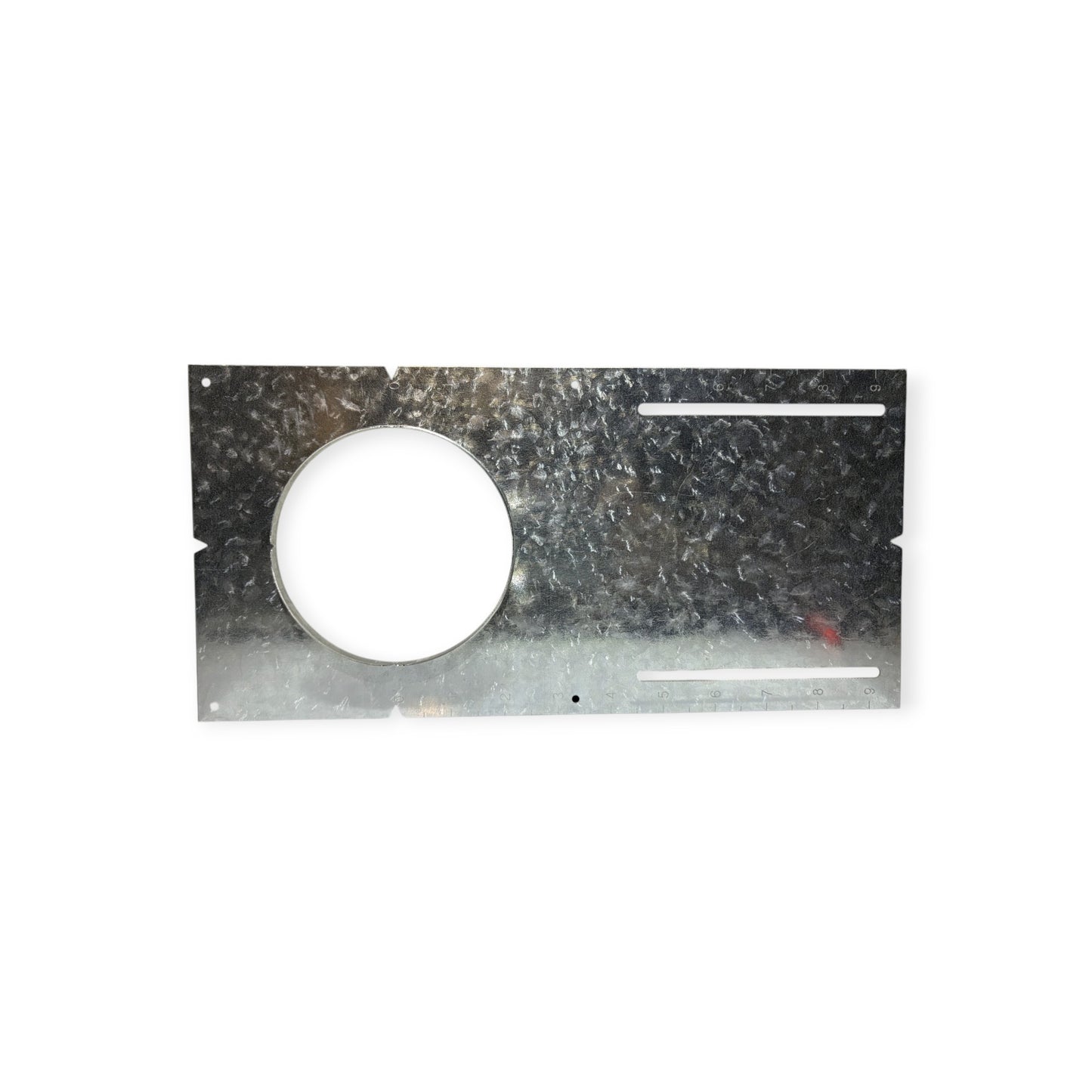 4'' Galvanized mounting plate with lips(3", 3.5" available)