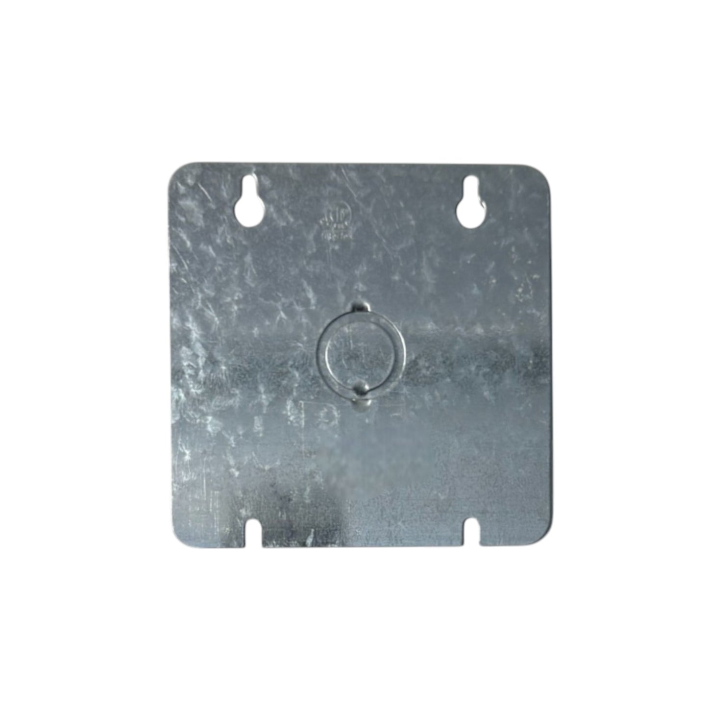 Square Blank Flat Cover 4-11/16" with Knockouts