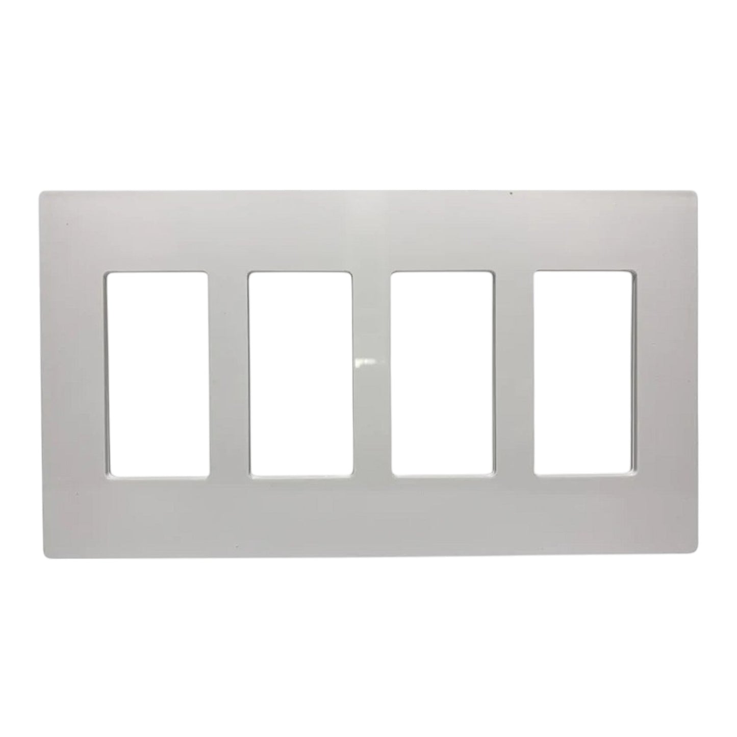 4-Gang Screwless Wall Plate