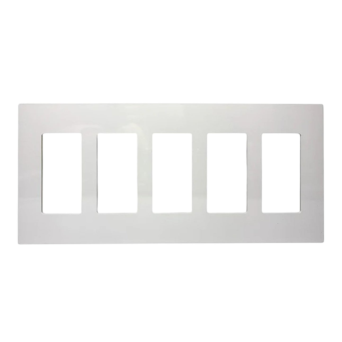 5-Gang Screwless Wall Plate