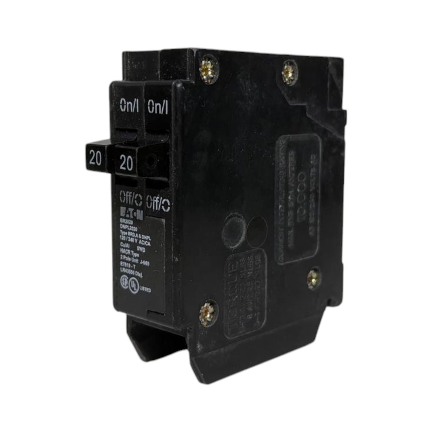 Eaton 2-Pole Breaker Slim - 20 Amp