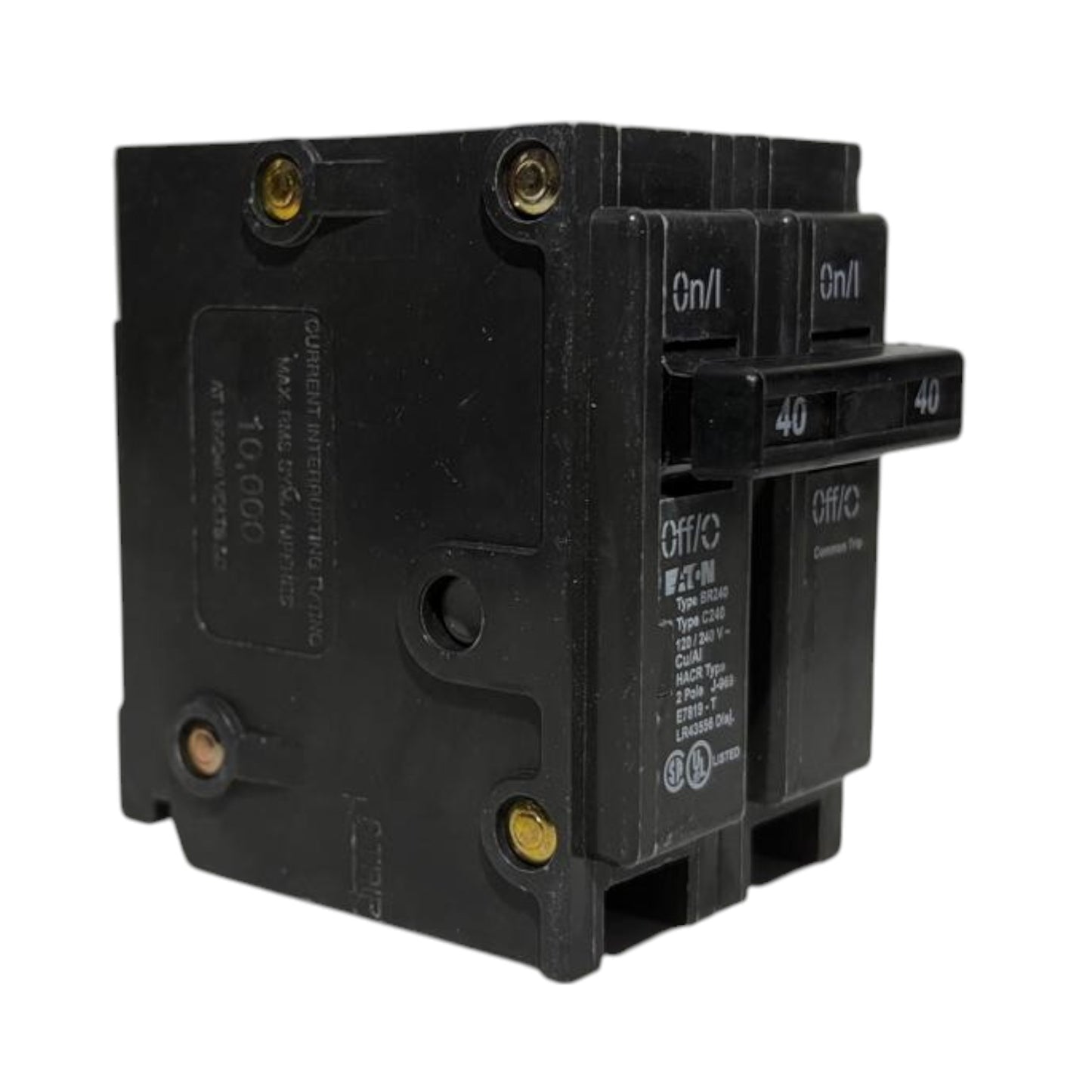 Eaton 2-Pole Breaker - 40 Amp