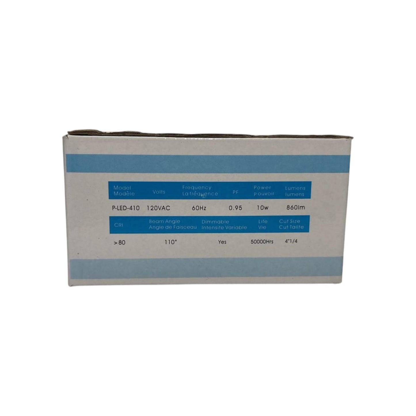 4"Slim Panel Potlight Black 3CCT