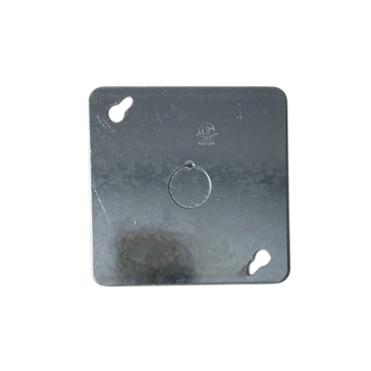 4" Square 1/2" Knock Out Flat Cover