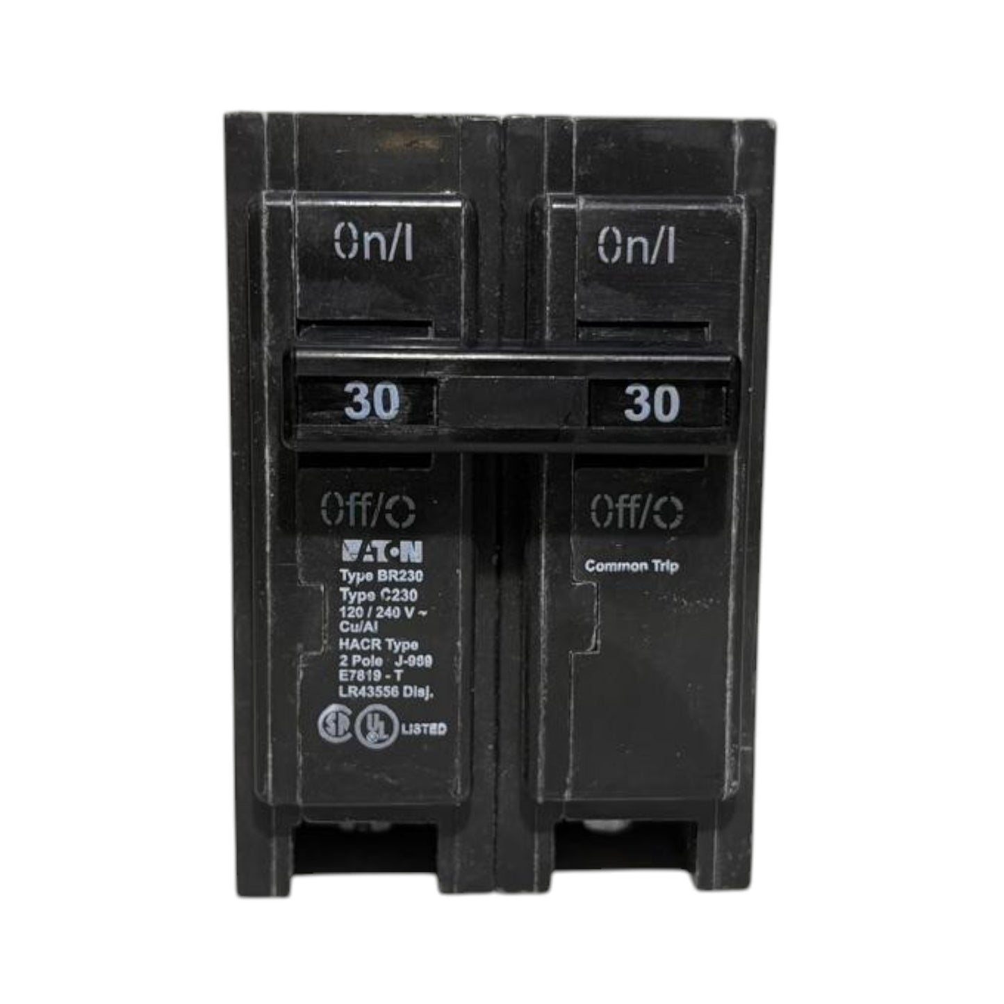 Eaton 2-Pole Breaker - 30 Amp