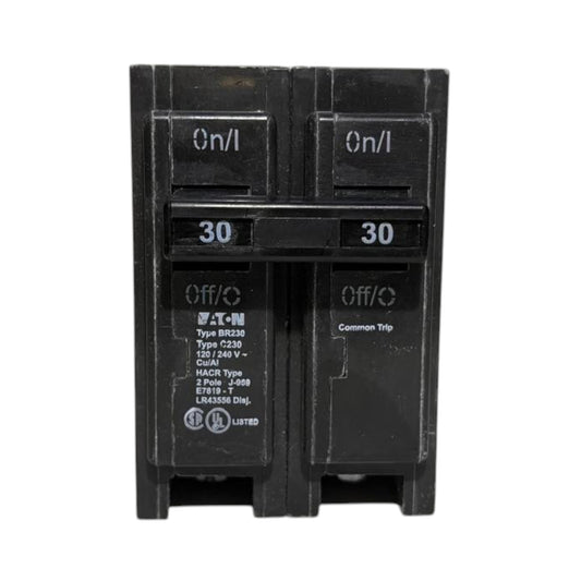 Eaton 2-Pole Breaker - 30 Amp