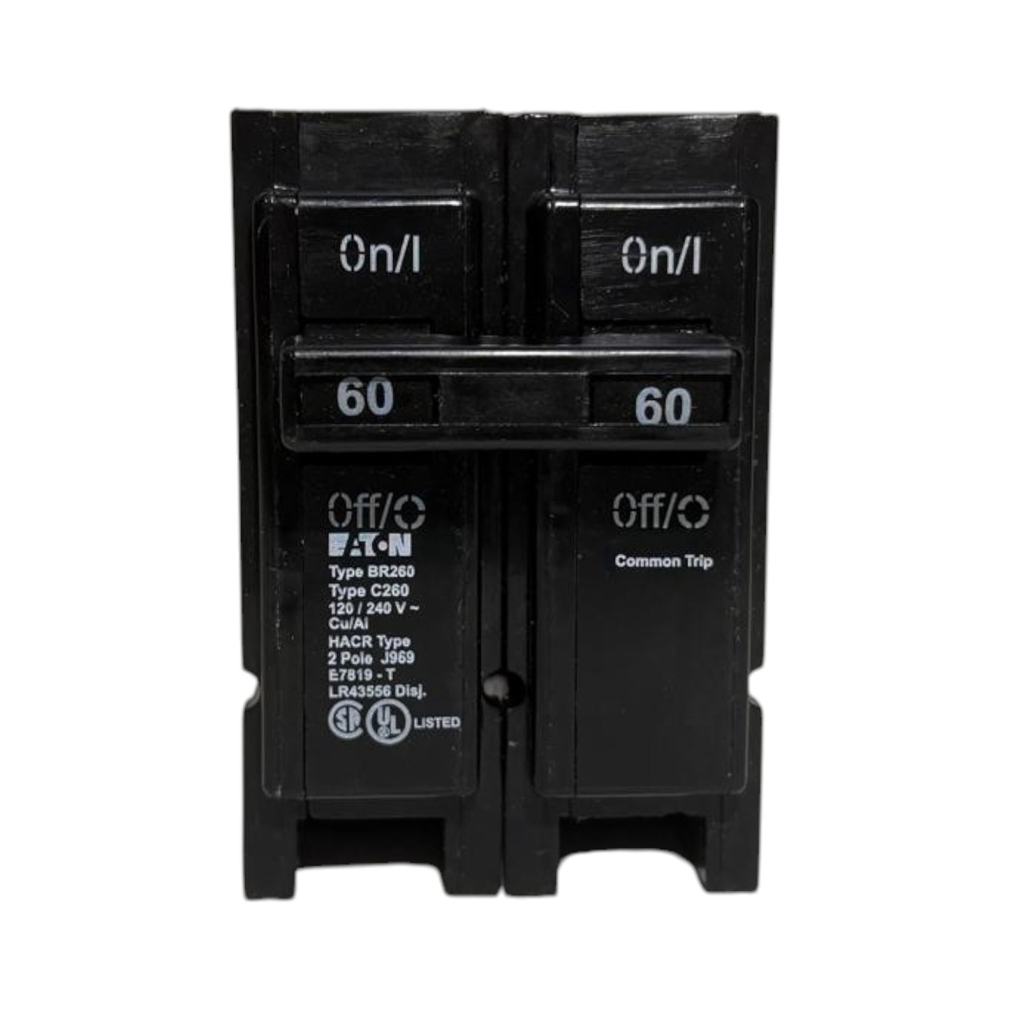 Eaton 2-Pole Breaker - 60 Amp