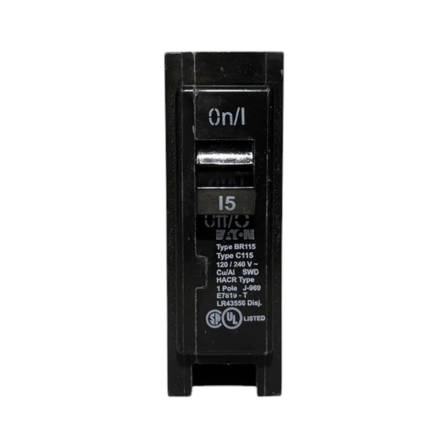 Eaton 1-Pole Breaker - 15 Amp