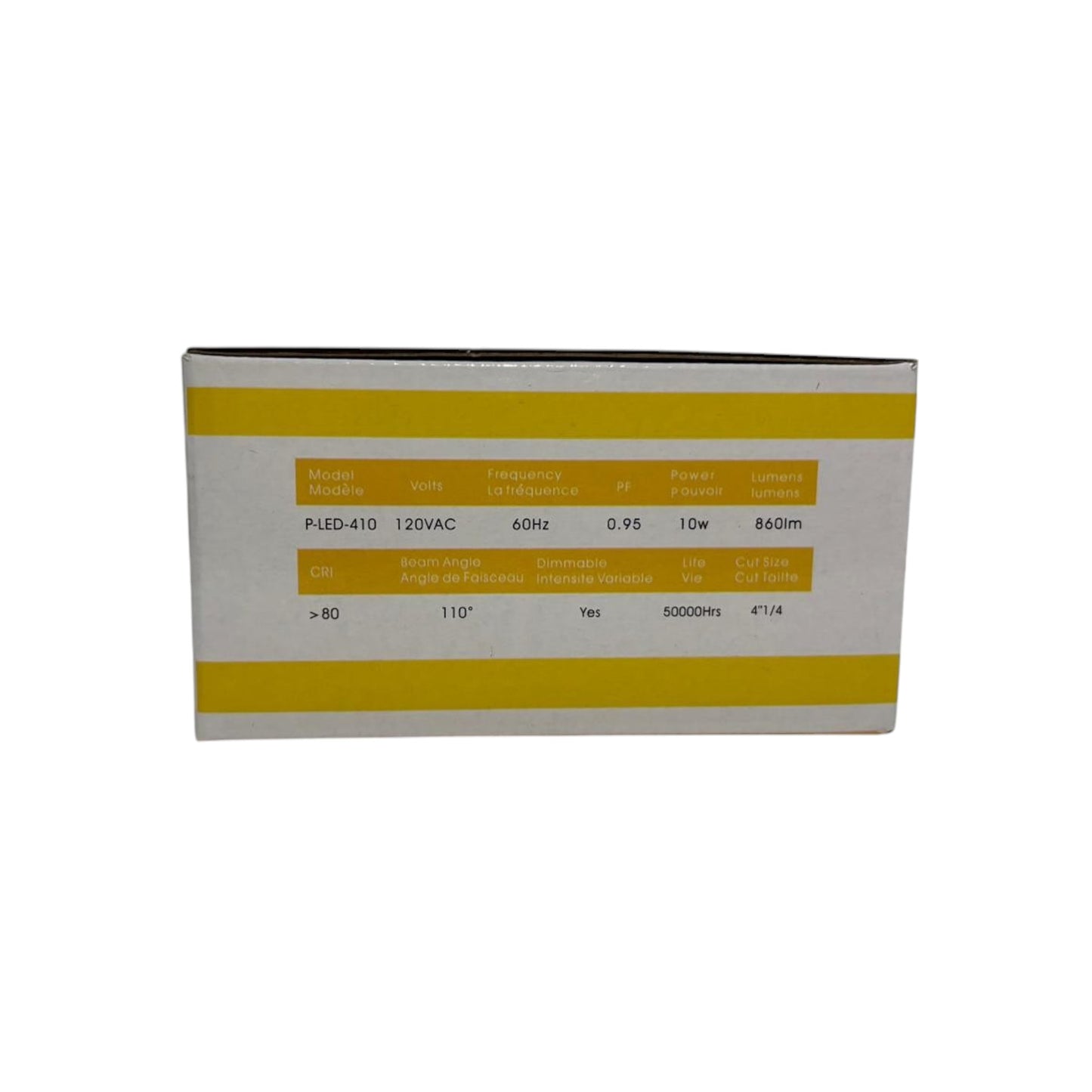 4"Slim Panel Potlight-Square-Black 3CCT