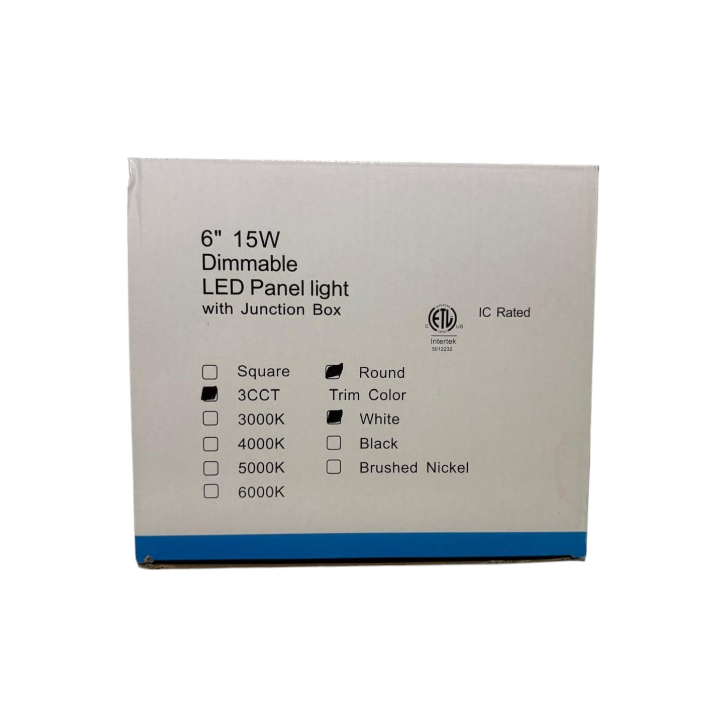 6"Slim Panel Potlight-3CCT