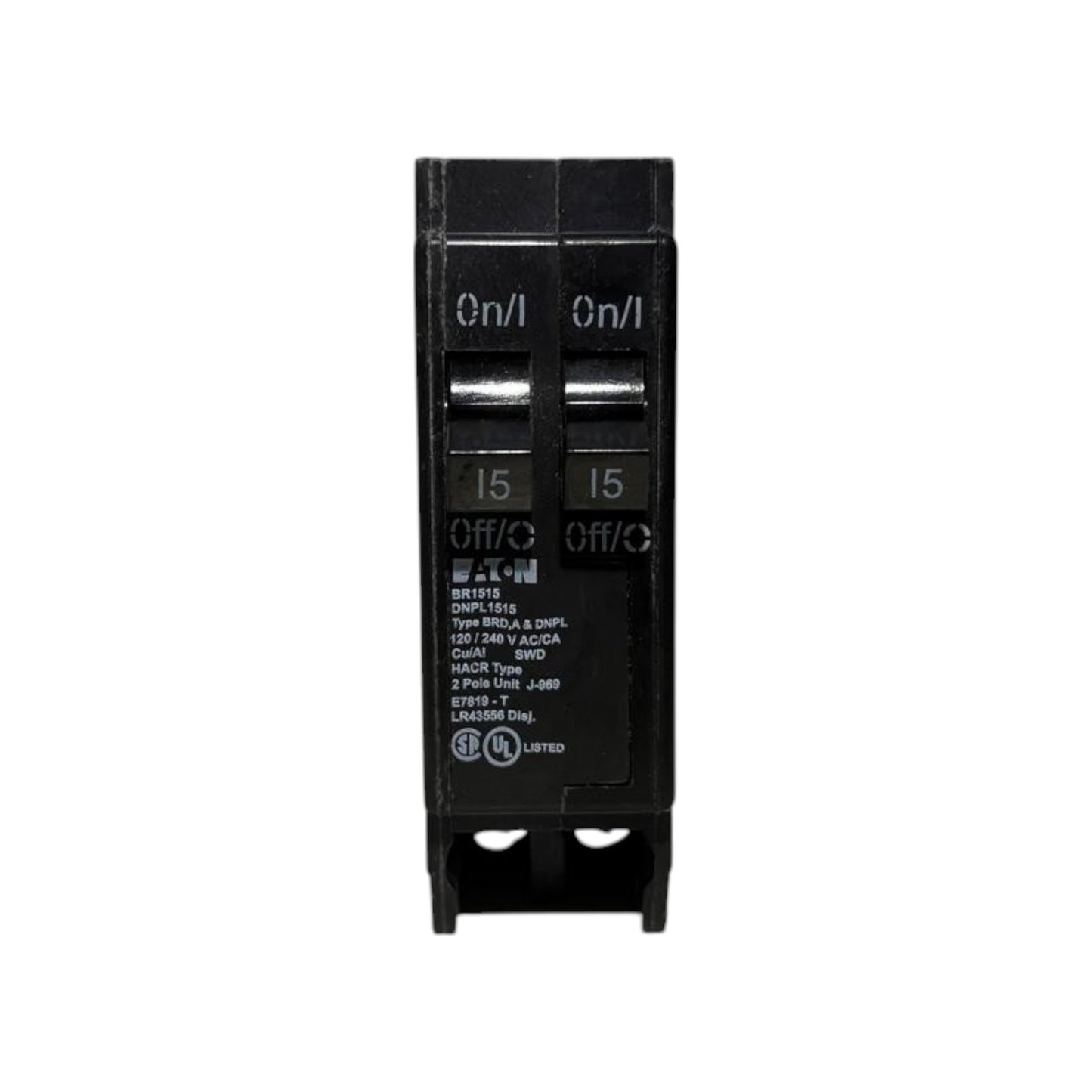 Eaton 2-Pole Slim Breaker - 15 Amp