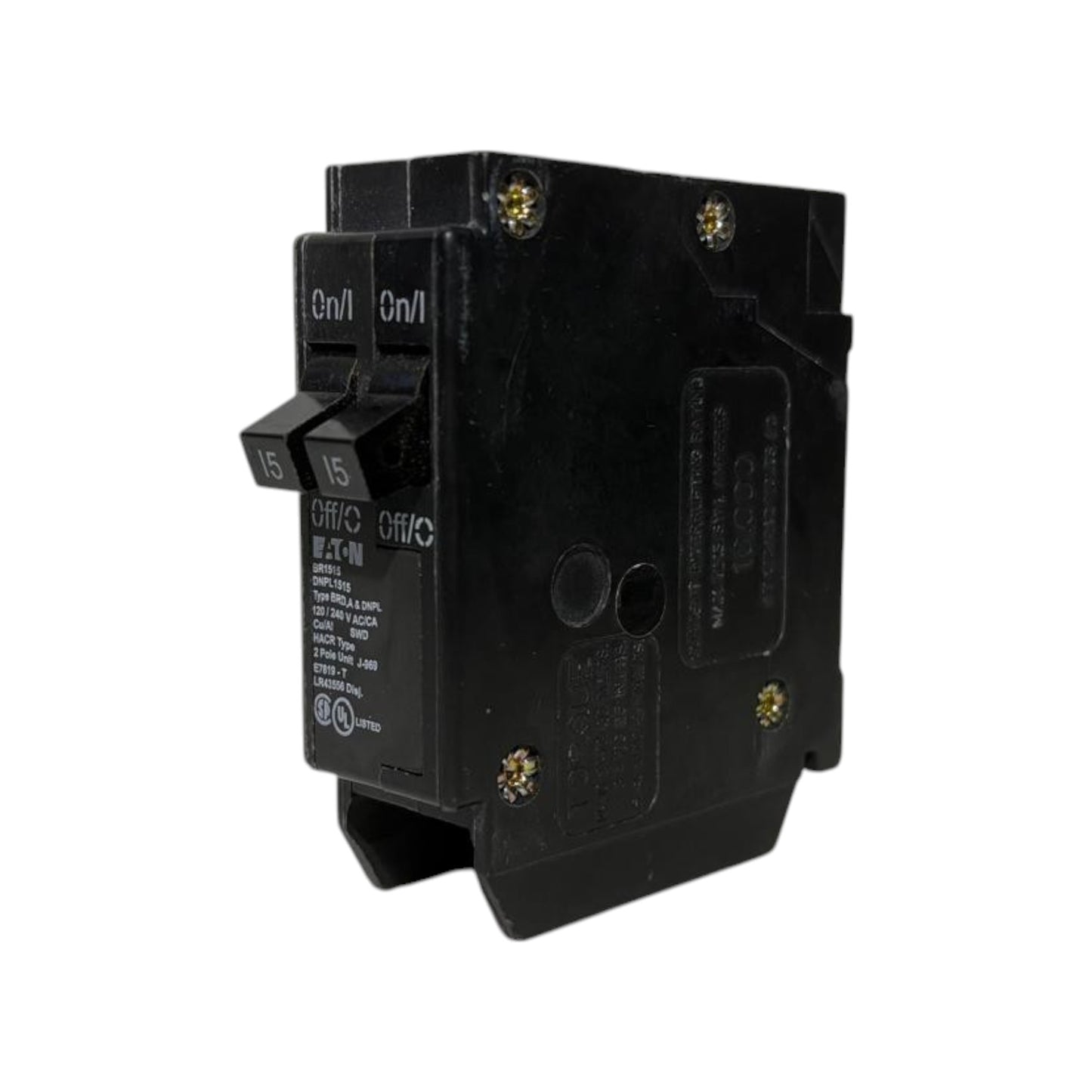 Eaton 2-Pole Slim Breaker - 15 Amp