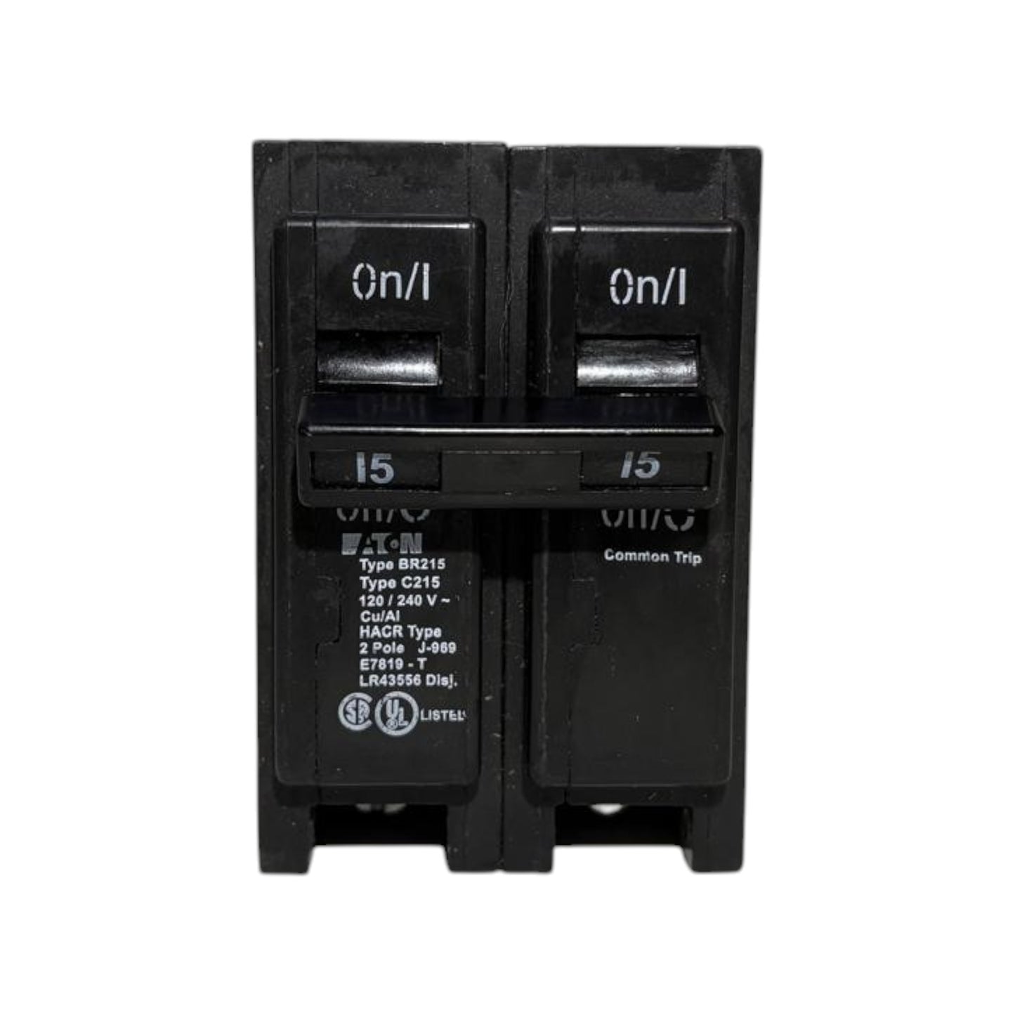 Eaton 2-Pole Breaker - 15 Amp