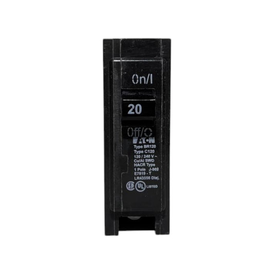 Eaton 1-Pole Breaker - 20 Amp
